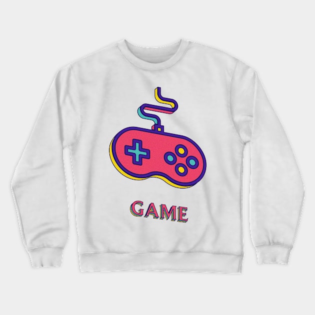 Game On Crewneck Sweatshirt by Adam7